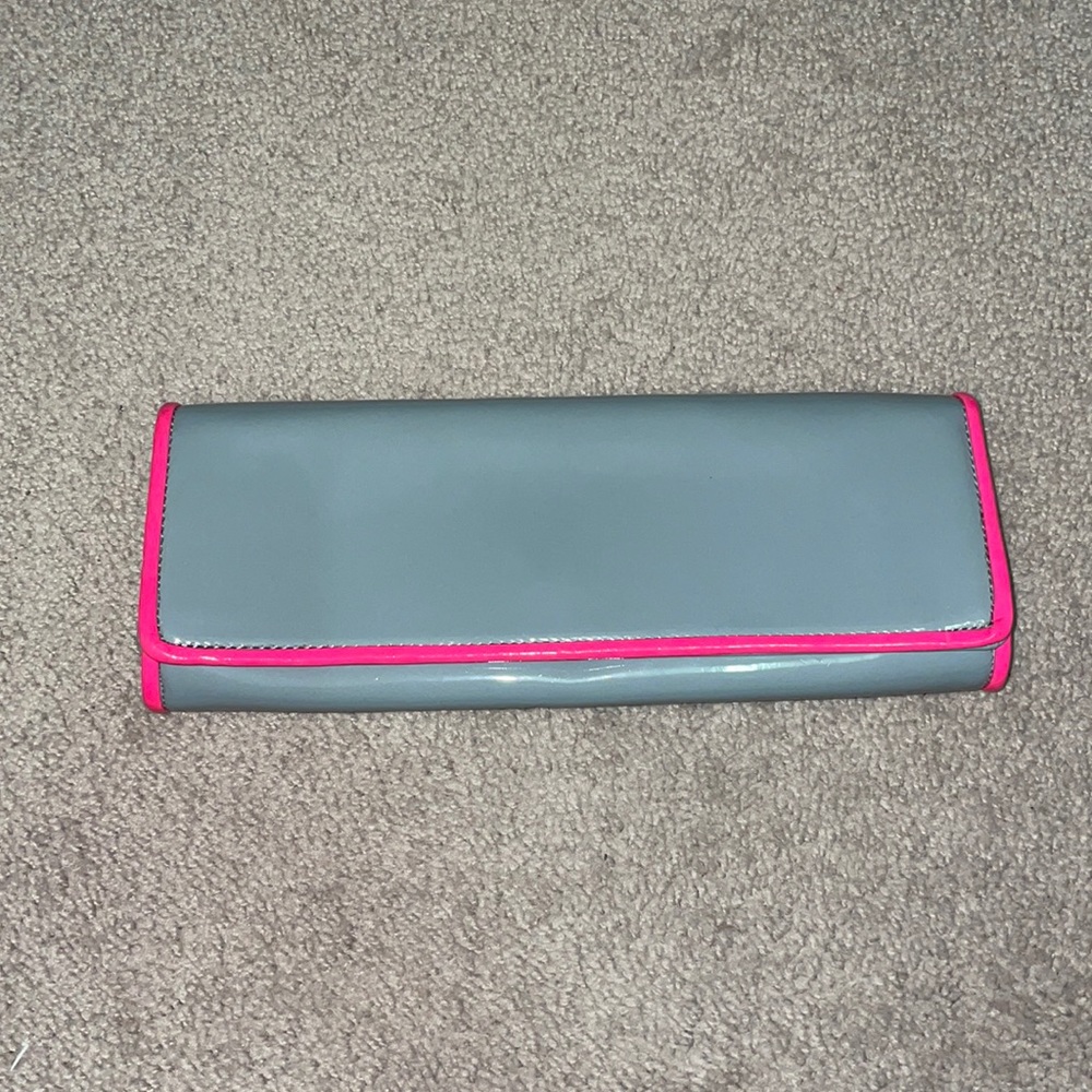 Silver and Pink Clutch